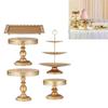 5PCS Cake Stands Set Metal Tiered Cupcake Holder for Wedding Birthday Party Baby Shower Celebration