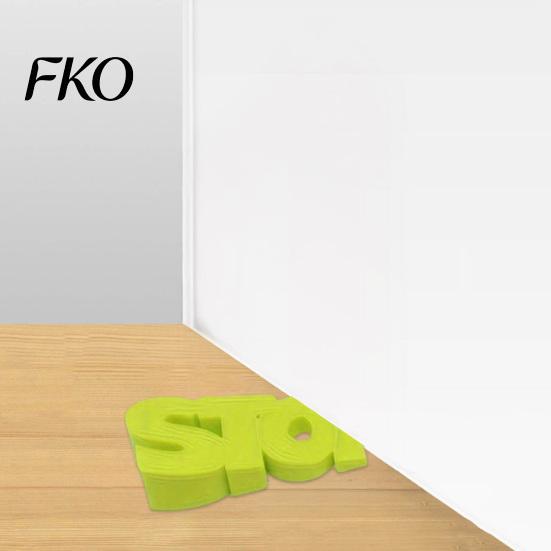 3D Printed Doorstop Doorstop, Creative Door Stopper, Stable "STOP" Wedge, Stopper Artistic Sculpture for Home Office Bedroom Living Room Decor Base
