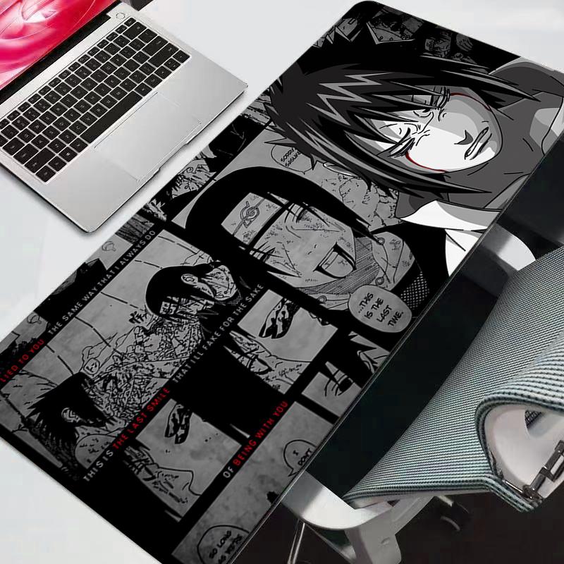 Gaming Mouse Pad Large Naruto Computer Mousepad Desk Mat PC Anime Carpet Keyboard Gamer Accessories Table durable anime