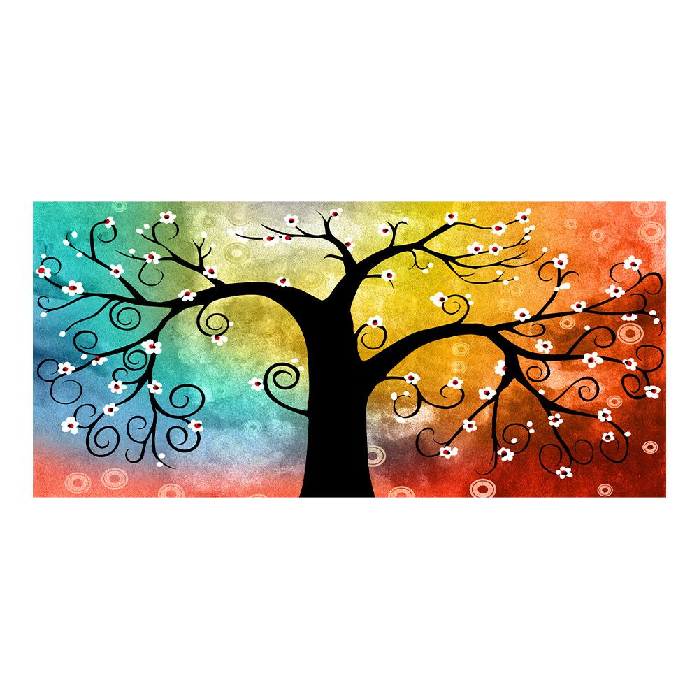 

Абстрактное Дерево Закат Волна Масляная Живопись на Холсте Постер и Принты Скандинавское Настенное Искусство Картина для Гостиной Cuadros Decor 20x40cm