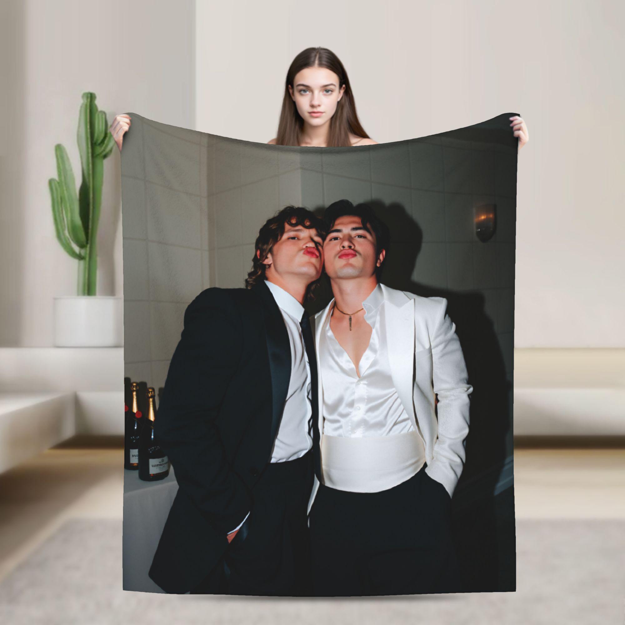 

Heated Rivalry Blanket Picnic Flannel Throw Blanket For Living Room Warm Soft DIY Quality Bedspread Gift Idea 130x150cm