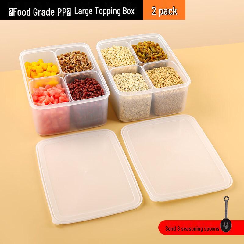 Yicang Large 4-Compartment Ingredient Box Set