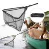 Folding Fish Landing Net Portable Collapsible Triangular Fly Fishing Net Fish Catching or Releasing