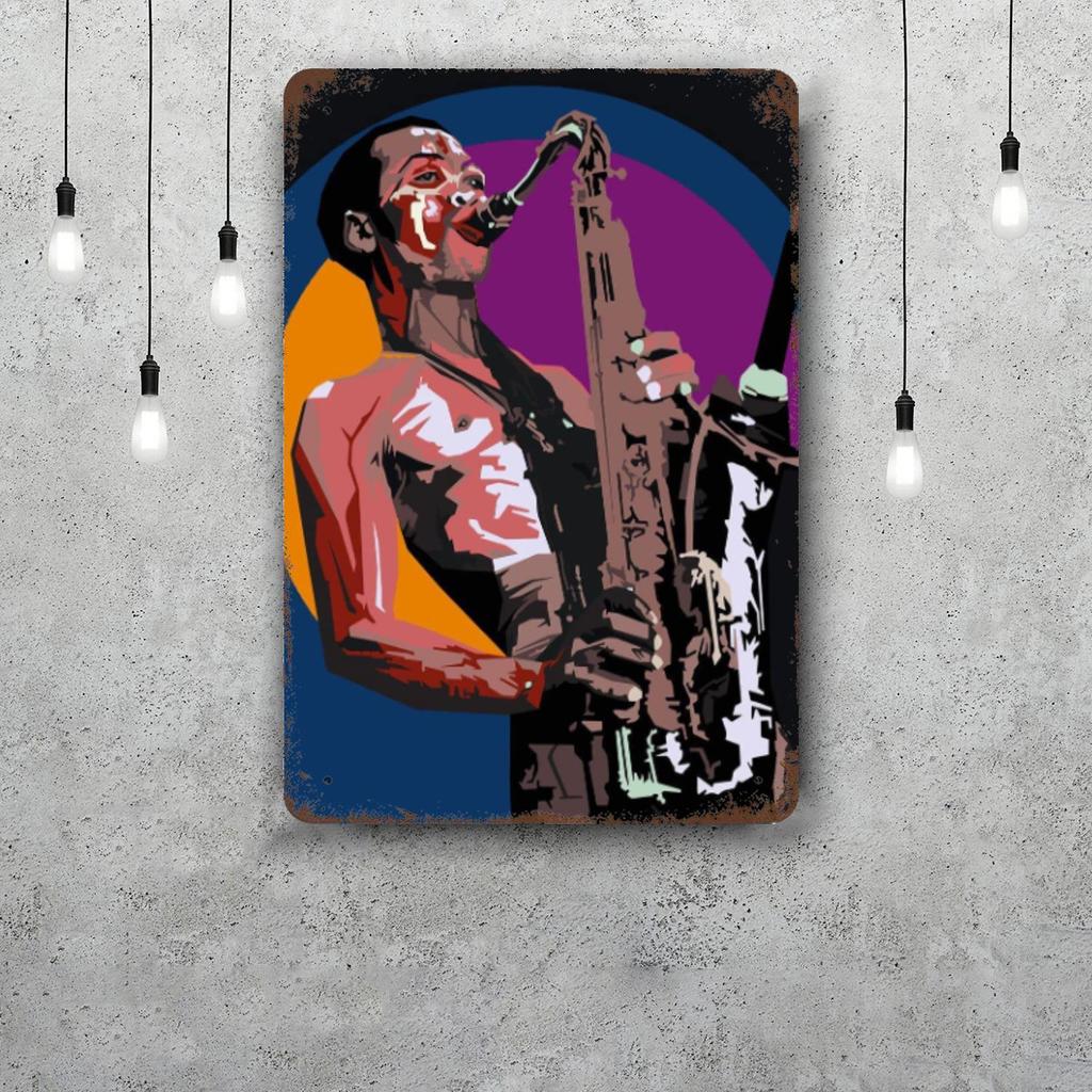 Fela Kuti Metal Signs wall decor Vintage Tin Signs Captain Metal Poster Decor for Bar Pub Club Wall Decoration