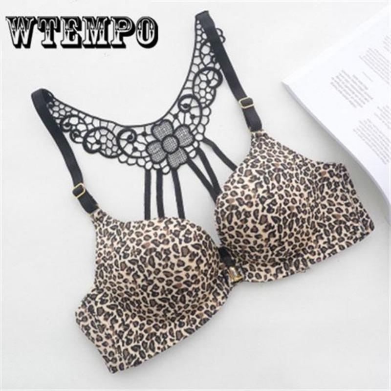 

Красивая спинка Модный бралет Пуш-ап бюстгальтер Женский фитнес Большое кружево Бесшовное нижнее белье 75C