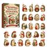 Christmas Tree Decor 24 Days Advent Calendar 2026, 2D Acrylic Reading Cats/Dogs/Forest Animals Ornament Countdown Calendar, Cute Pet Pendants for Xmas