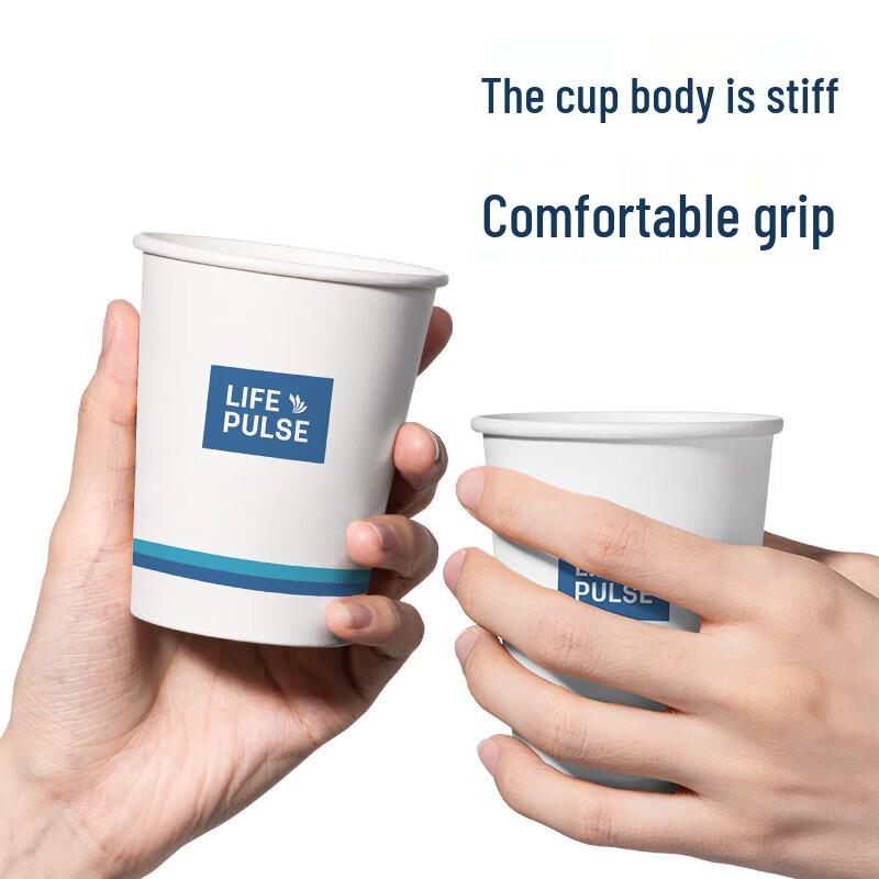 Deli Disposable White Paper Cups
