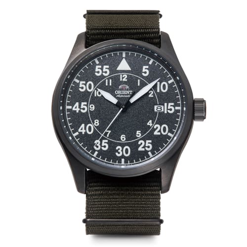 

Orient Automatic Flight Watch, Mechanical, with Japanese Manufacturer s Warranty, RN-AC0H02N, Men s, Dark Gray