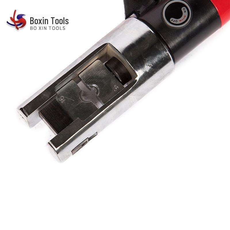 Manual Hydraulic Crimping Tool for Cable and Lug Terminals, Compatible with Copper and Aluminum.