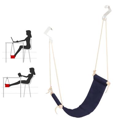 Foot Hammock Brthable Portable Under Desk Foot Rest Swing for Home
