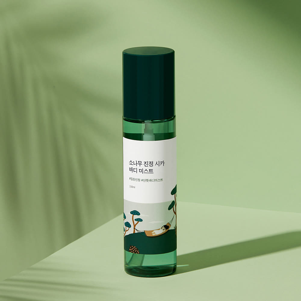 ROUND LAB Pine Calming Cica Body Mist 150ml Soothing Hydrating Brightening Body Skin Care Spray