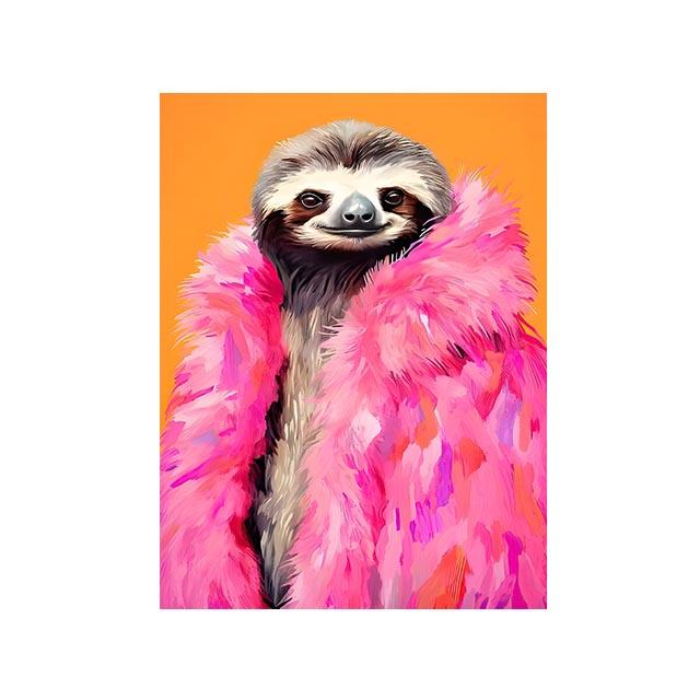 Colorful Animal Fashion Art Poster Prints Maximalist Wall Art Canvas Painting Portraits Cute Hipster Print Wall Art Home Decor