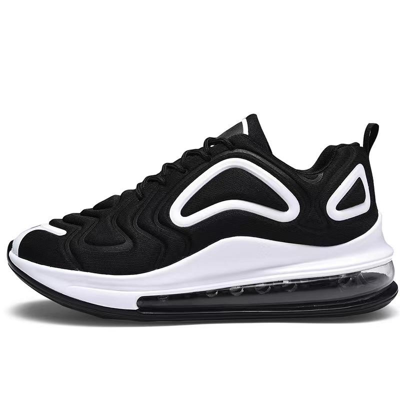 Men's Spring Air Cushion Running Shoes - Mesh Low-Top, Trendy Thick-Soled Casual Sports Sneakers