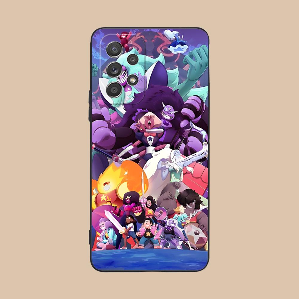 Steven Universe Mobile Phone Case for Samsung Galaxy M55 54 42 35 34 33 32 23 22 15 14 13 12 F55 5G Colour Protective Cellphones
