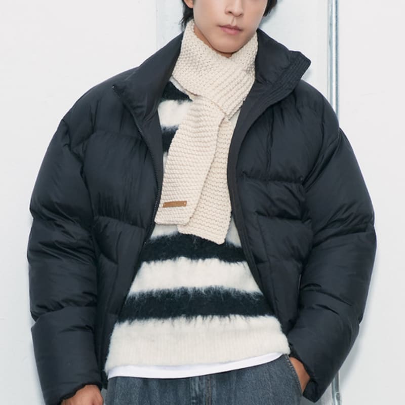 

LUVM KNIT MUFFLUR_LIGHT BEIGE FREE_M254PHA001_LE1