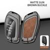 Leather Car Metal Key Case Cover For MG 4 2023 Mg4 Ev MG HS GT ZS EV ZX MG5 MG6 for Roewe RX3 RX5 RX8 ERX5 I6 I5