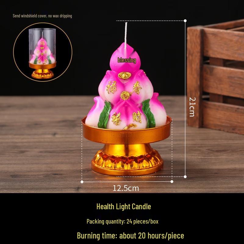 Handun Auspicious Windproof Lotus Candles