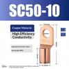 Cd Copper Lug Ring Wire Connectors Bare Cable Electric Crimp Terminal Sc4-6 Sc6-6 Sc6-8 Sc10-6 Sc16-6 Sc16-8 Sc25-8