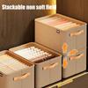 Kleiderorganizer Vlies Kleiderschrank Kleideraufbewahrungsbox für Unterwäsche T-Shirt Jeans Aufbewahrungskorb Schrank Kleinkram Organizer