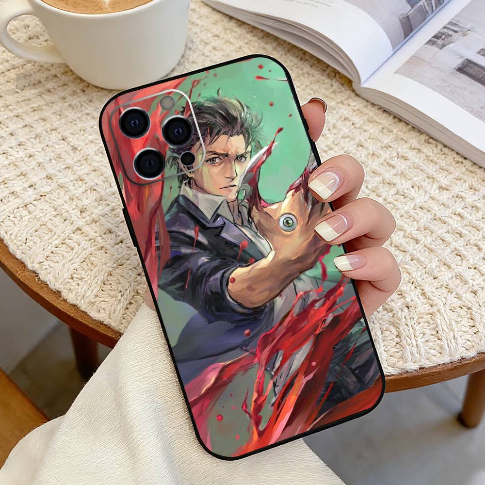 Anime p-Parasyte-e Phone Case Silicone Soft For IPhone 17 16 15 14 13 12 11 X XR Plus Pro Max Plus