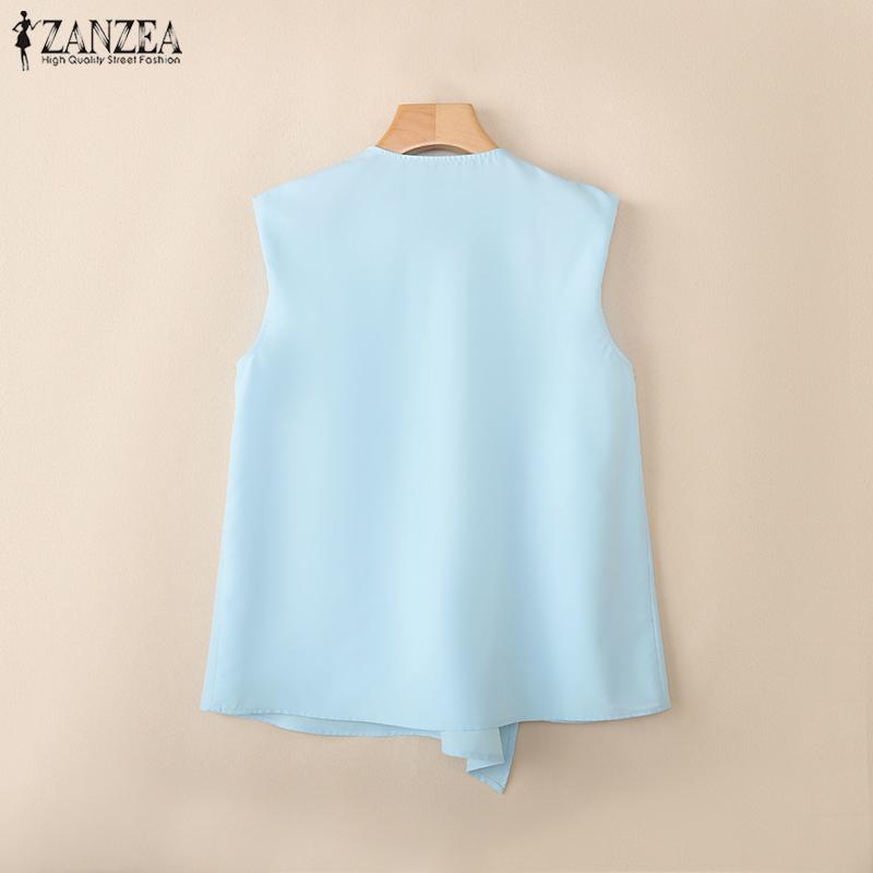 ZANZEA Women CasuaL V-Neck Summer Sleeveless Tank Tops