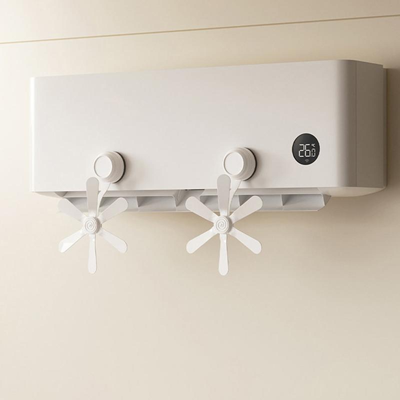 2/3Pcs Wall Mounted Conditioning Guide Fan Adjustable Plastic Air Conditioner Vent Cover Windmill Shaped Anti Direct Blowing