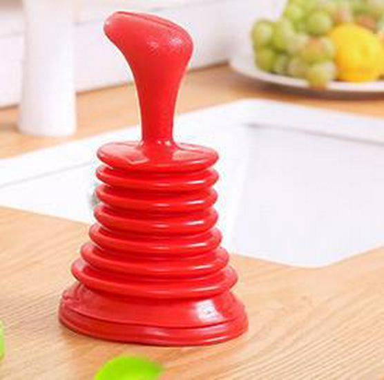 

Землечерпалка для очистки канализации и раковин: Средство для прочистки труб и сливов, всасывающее устройство для туалета/раковины красный