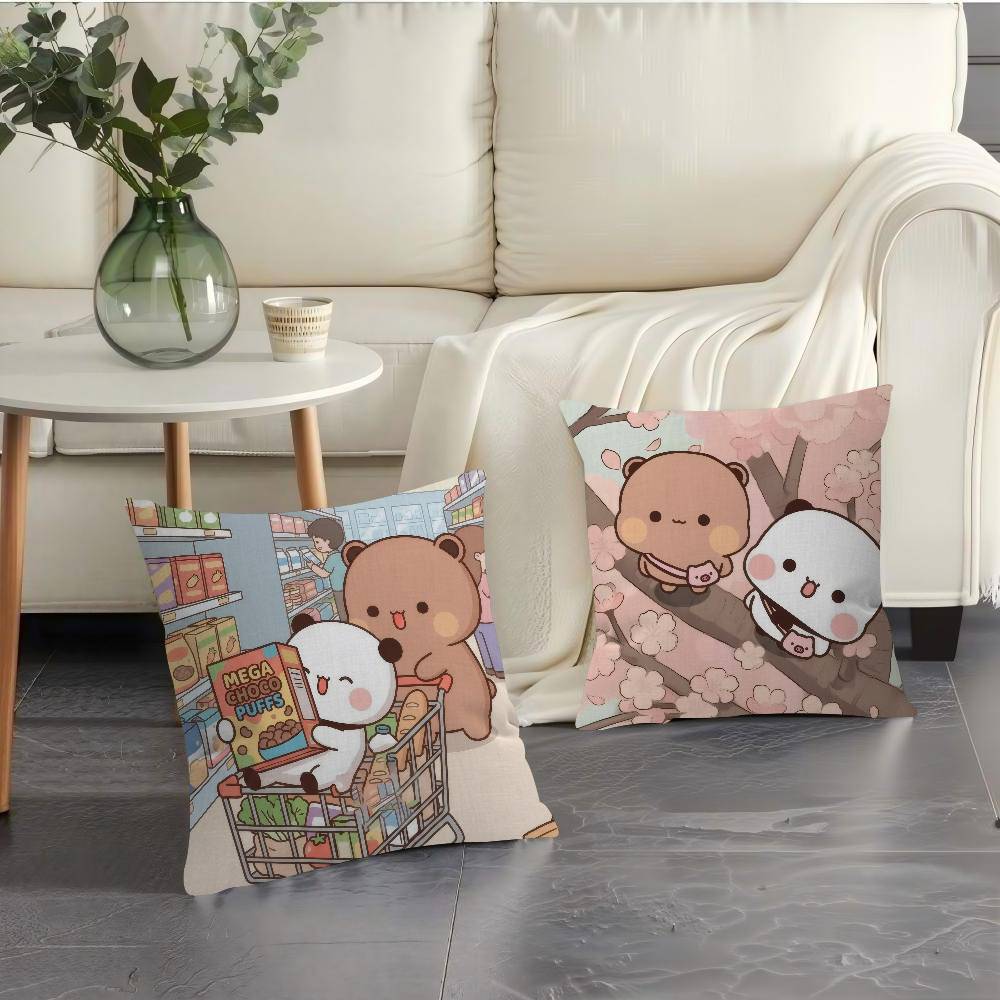 Cartoon Bubu And Dudu Pillow Cover Sofa Cushion Cover Home Room Decoration Children Gift