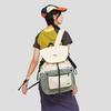 Schoolbag new backpack women's large-capacity leisure outdoor travel bag custom college student contrasting color flip bag
