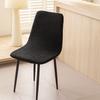Jacquard Pattern Bar Chair Cover Geometric Texture Shell Chair Slipcover  Dining Room Use