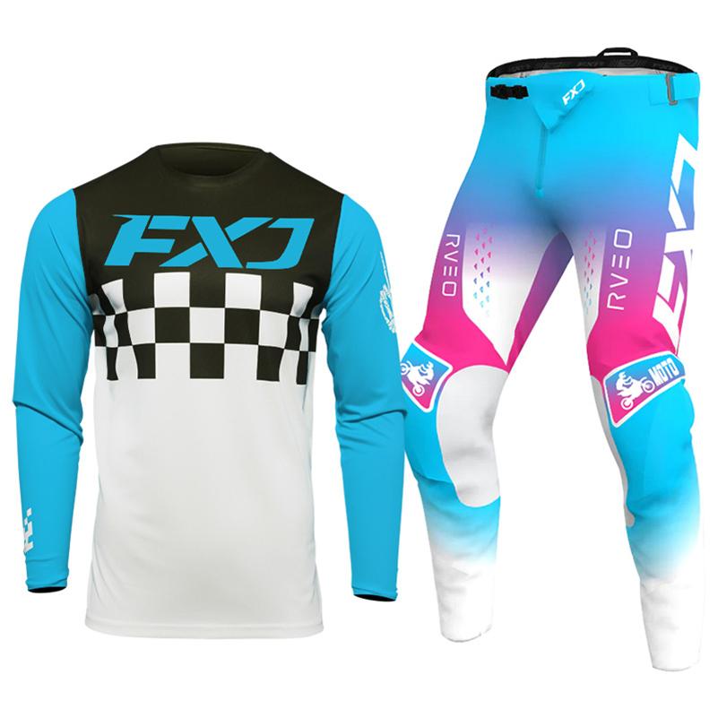 Motokrosová sada pro děti 4 5 6 7 8 9 10 11 12 13 let Mladé dítě Motocykl chlapec dívka Dres Sady kalhot závodní kombinéza Off-road Enduro MX MTB