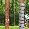 6 Pieces Adjustable Plastic Tree Trunk Guards Spiral Protectors for Saplings 16 Inch Waterproof and Reusable Wraps
