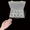 9/14/24PCS Durable Plastic Storage Box Compartments and Small Containers Transparent Organizer for Beads Jewelry Small Item