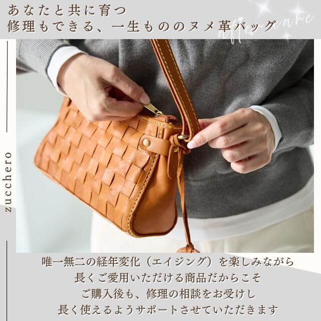 ZUCCHERO Dames Handtas van Echt Leer, 2-Weg Schoudertas Handtas, Zucchero 40020