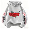 Cars Saetta McQueen Stampa Divertente Felpa con Cappuccio per Bambini Ragazzo Ragazza Autunno Inverno Quotidiano Outdoor Vacanza Casual Caldo Abbigliamento Sportivo