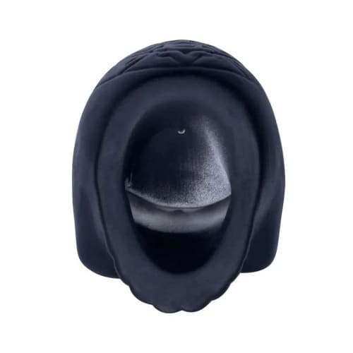 Aztec Death Whistle for Pranks, Halloween Gifts, and Crafts (Black Skull)