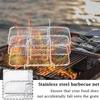 Stainless Steel BBQ Grill Rack Multi Layer Stackable Oil Drip Drying Rack for Outdoor Grilling and Smoking Accessories
