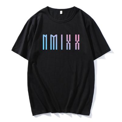 Fe3O4 FORWARD EP 2025 Camisetas Nuevas NMIXX Camiseta de Banda de Chicas Coreanas Algodón Camisetas Cómoda Manga Corta Camiseta Masculina Hombre Top