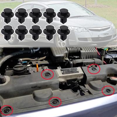 Voor Honda Civic EU/ES/EP/EM 2001 - 2011 Motorruimte Schild Kap Clip Bevestigingspaneel Wielkast Voering Kap Grille Push Fit Klinknagel