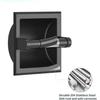 2025 New Toilet Paper Holder with Mounting Bracket Bathroom Wall Mount  Black Metal Toilet Paper Holder Recessed