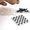 1:12 Dollhouse Miniature Chess Board Model