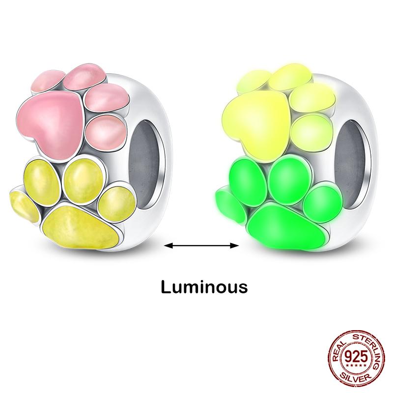 

Copper Glow In The Dark Firefly Honeybee Star Charms Beads Fit Qikaola Original Bracelets Fine Diy Jewelry Gift