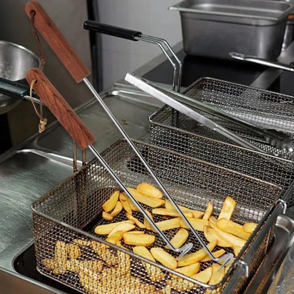 Robuster BBQ Fleischwender Haken Edelstahl Grill Kochwender Heim Grillparty