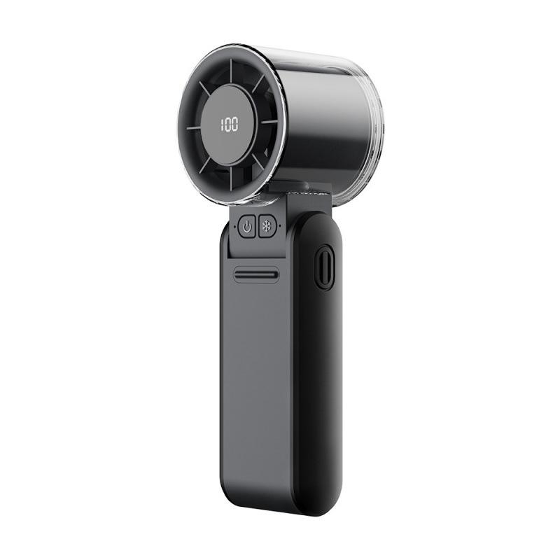 

Compact USB Foldable Neck Fan with Digital Display - High-Speed Turbine for Outdoor Cooling 58*53*170mm