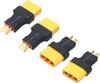 4pcs XT90 Female To T-Dean Male Adapter – Universal Compatibility – Durable and Easy To Use – Yellow