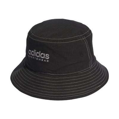adidas Classic Cotton Bucket Hat MKD66 Three Cm Black/White/Grey (HY4318) 54.0-57.0