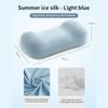 Ice Silk Memory Foam Small Pillow, Nap Pillow, Cervical Vertebra Protection Pillow, Office Portable Nap Pillow
