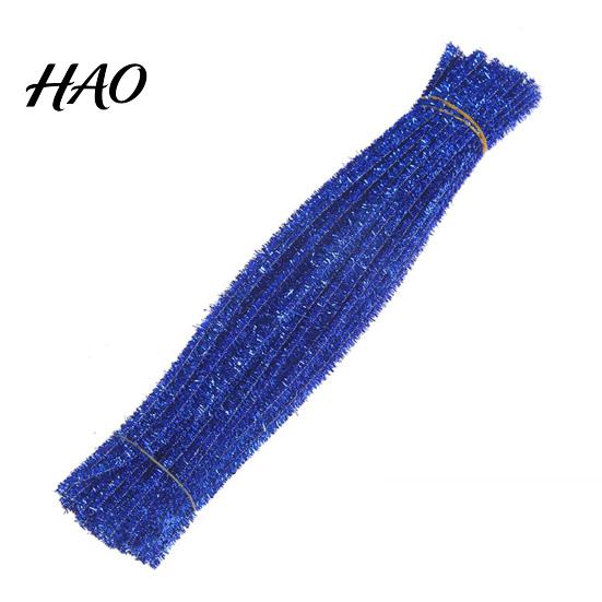 Children's Crafts Chenille Stems 100Pcs Glitter Flexible Bendable Plush Tinsel Kids Educational DIY Craft Supplies Toys Crafting Pipe Cleaners