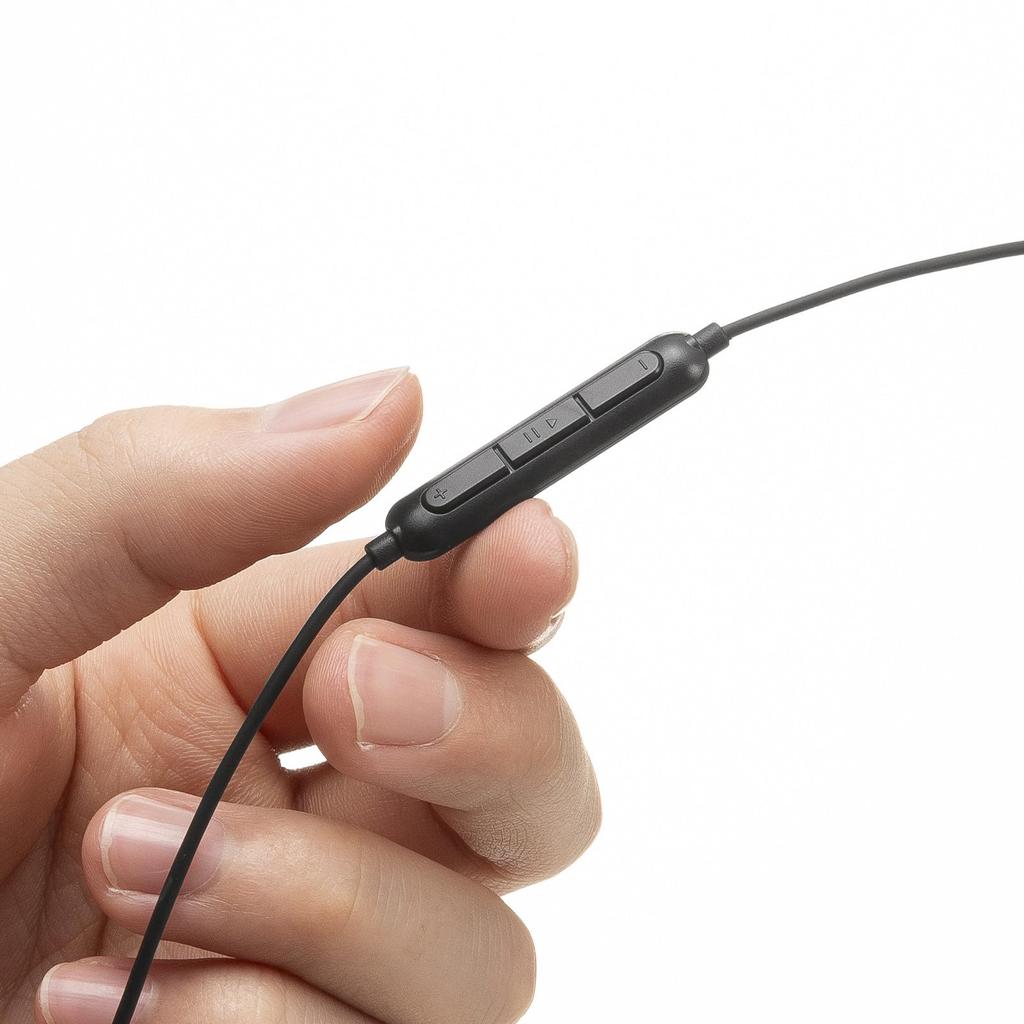 Sanwa Supply USB Type-C Earphone Microphone (Black) MM-HSTC05BK