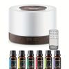 Diffuser For Home Dry Air Relief   Stress-Free Aromatherapy  16.91oz Smart Aroma Oil Diffuser with Auto Shut-Off  Timer  7 Light